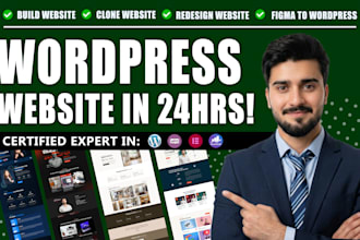 convert figma to wordpress, PSD to wordpress, figma to elementor, clone website