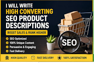 write high converting seo product descriptions