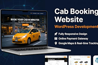 build a custom wordpress website for your cab or transport business