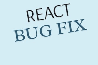 fix react bugs and build small frontend features