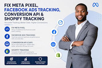 fix meta pixel, facebook ads tracking, conversion API and shopify tracking