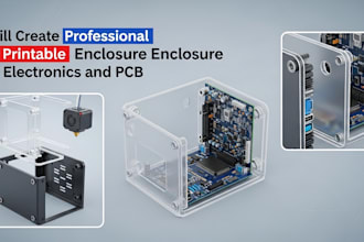 create professional 3d printable enclosure for electronics and pcb