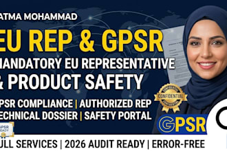 be your eu authorized representative and gpsr compliance consultant