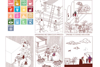 create architectural illustration and presentation