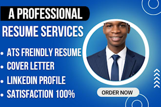 write ats resume, CV, cover letter, and linkedin profile