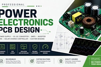 design and simulate acdc dcdc converter inverter bms power electronics circuit