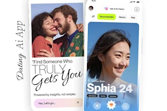develop ai dating app live streaming app custom dating app social media app