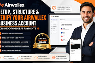 setup and verify your airwallex business account for non resident fast 24 hours