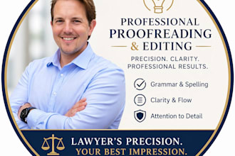 qualified lawyer precision proofreading and rewriting