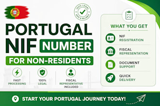 get your portugal nif number fast for non residents with fiscal representative