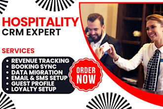 set up revinate cendyn guesty stayhappi hotelbird innroad useroar cloudbeds CRM