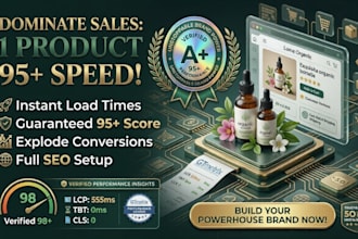 create one product shopify store