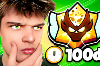 create viral brawl stars youtube thumbnail