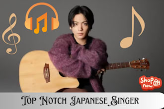 be your male native japanese multigenre singer songwriter korean rock vocals
