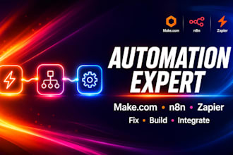 fix make com, made com, setup make com automation, make automation, make expert
