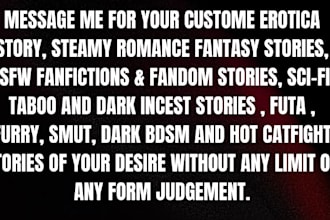 write fanfiction nsfw manga hockey romance erotic custom futa catfight story
