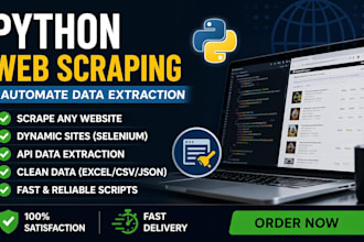 web scraping, data scraping, and python web scraper