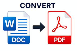 format your word doc to PDF format