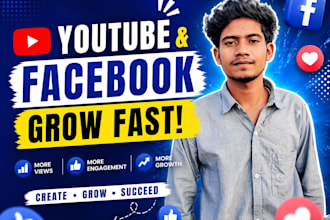 design youtube thumbnail and simple logo for your brand