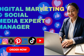 do your digital marketing and social media expert manager
