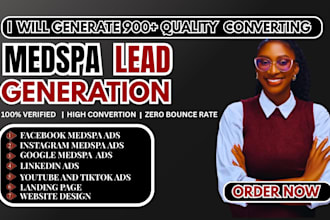 900 medspa leads botox leads filler clients using facebook and google ads