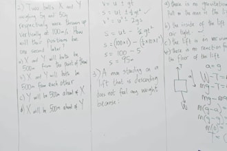 solve physics problems with clear explanations