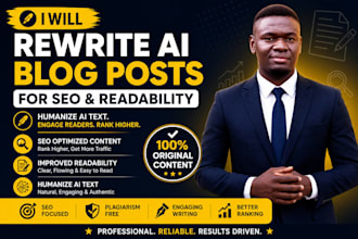 rewrite ai blog posts for SEO and readability