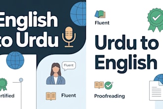 manually translate english to urdu with high accuracy