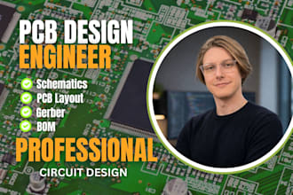 make pcb design, pcb layout, schematic design gerber files and boms in altium