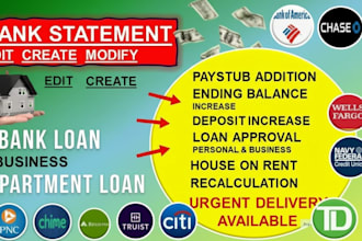 bank statement bank statement bank statement for loan