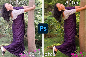 professionally edit your photos, enhance colors and blur background