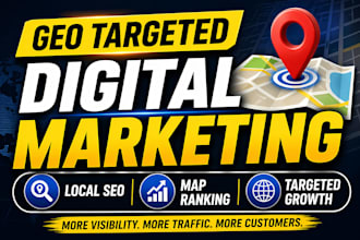 provide geo targeted digital marketing and local SEO