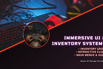 design user interfaces and inventory system for puzzle games