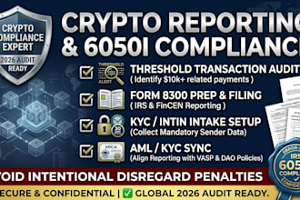handle your 6050i crypto reporting and form 8300 compliance