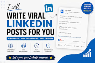 write viral linkedin posts