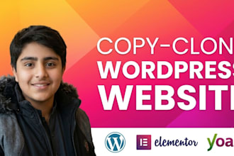copy, clone any website into wordpress