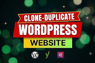 clone any website exactly into wordpress