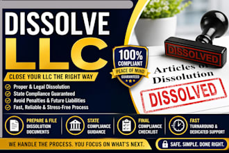 close or dissolve llc, cancel corporation and close ein