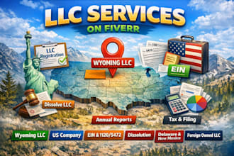 register your wyoming llc, obtain ein, and provide registered agent service