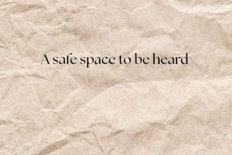 listen and provide a calm, non judgemental space