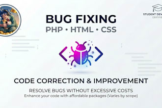 fix simple PHP, HTML and CSS bugs