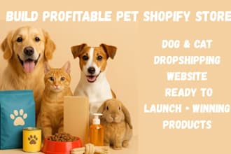 build a profitable shopify pet store and website