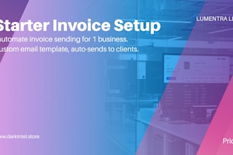 automate your invoices and send them to clients instantly