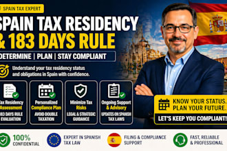 do tax residency and reporting compliance for expats 183 days rule