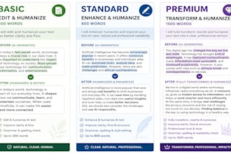 proofread, edit and humanize your german text