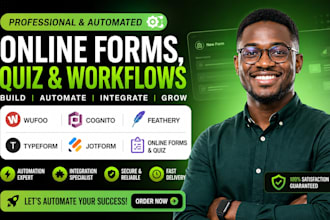 setup wufoo cognito automation feathery typeform jotform online forms quiz va