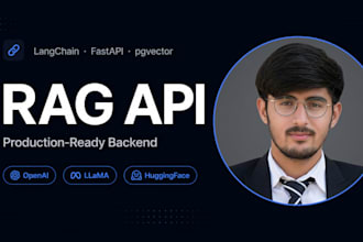 build a rag chatbot API with langchain and fastapi