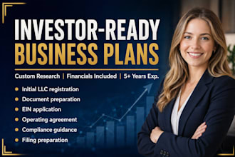 craft a customized investor ready business plan for your startup