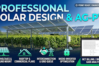 expert agrivoltaics solar design interconnection, bifacial micro inverter plans