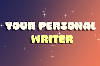 be your personal game writer and narrative designer